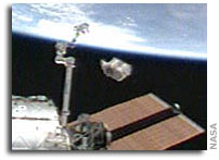 International Space Station Crew Winds Up Ammonia Reservoir Jettison Spacewalk