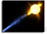 STEREO Sees Solar Hurricane Detach Comet Tail