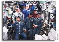 Expedition 16 Arrives at International Space Station