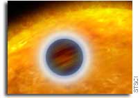 Hubble Probes Exoplanet Atmospheric Layer
