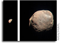 CRISM Views Phobos and Deimos