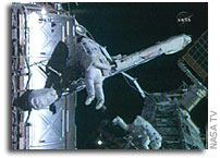 International Space Station Spacewalkers Complete More Harmony Module Hookup Work