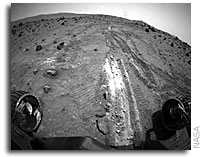 Spirit Discovers Changes in Soil Near 'Home Plate'