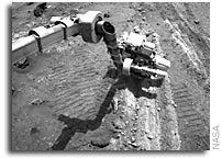 Spirit Examined Light - Colored Material Near 'Home Plate'