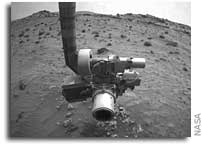 Spirit Update: Dust from Martian Sky Accumulates on Solar Panels