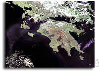 Greece suffers more fires in 2007 than in last decade, satellites reveal