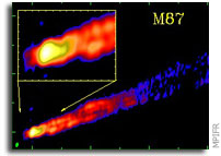 Fifty times sharper than Hubble - New Image of the Central Region of the Active Galaxy M87