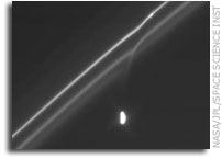 Prometheus interacts With Saturn's Rings