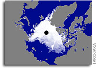 JAMSTEC/JAXA: Total Area of Sea Ice in Arctic Ocean Smallest Since Observations Started