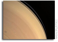 Cassini Image: Looking Up