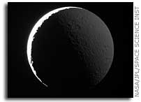 Rhea in Saturnshine