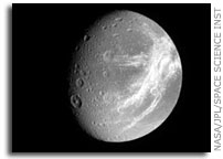 Dione's Fractured Face