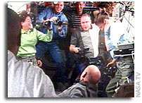 STS-118 and Expedition 15 Crews Conducting Joint Operations