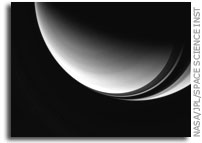 Looking Down on Saturn