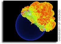 University of Chicago Flash Center to perform grueling supernova simulations