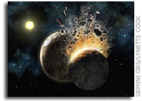 Astronomers Spot Evidence for Colliding Planet Embryos in Famous Star Cluster
