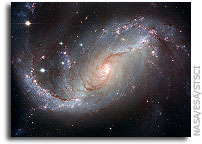 Hubble�s view of barred spiral galaxy NGC 1672