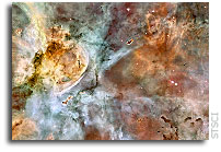 Hubble's 17th anniversary � extreme star birth in the Carina Nebula