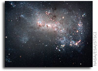 Stellar fireworks are ablaze in galaxy NGC 4449