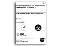 NASA Increment Definition and Requirements Document for ISS Increment 15
