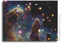Peering into the Pillars of Creation