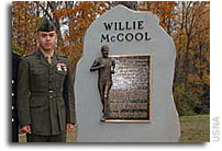 Dedication of the Willie McCool Memorial Marker at the United States Naval Academy