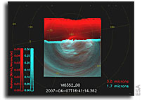 Venus Express' infrared camera goes filming