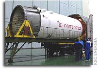 Progress M-62 Transported For Launch Vehicle Integration