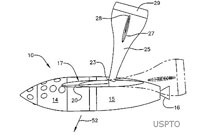 Patent for Winged spacecraft Assigned to Burt Rutan