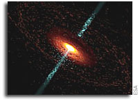 Gamma-ray lighthouse at the edge of our universe