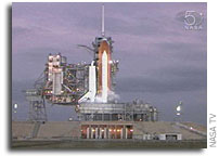 STS-122 Launch Day Dawns, Tanking Complete