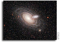 Hubble Space Telescope Image: Galaxy Silhouettes