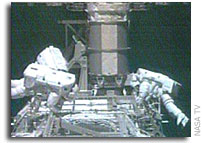 Spacewalkers Install New Solar Array Motor, Finish Inspections