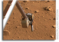 NASA's Phoenix Mars Lander to Begin Rasping Frozen Layer
