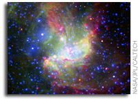 Splashy Portrait Helps Explain How Stars Form