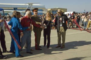 Yuri Night ribbon cutting