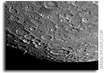 NASA MESSENGER: Looking Toward the South Pole of Mercury