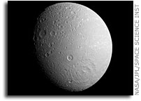 NASA Cassini Image: Rebounded Craters
