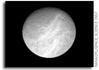 NASA Cassini Image: Trailing Rhea