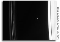 NASA Cassini Image: Trailing Prometheus