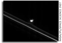 NASA Cassini Image: Pulling Away