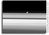 NASA Cassini Saturn Image: Spotting Prometheus