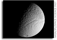 NASA Cassini Saturn Image: Canyons' End