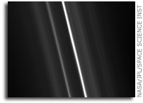 NASA Cassini Saturn Image: F Ring Close-up