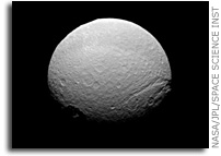NASA Cassini Saturn Image: Broken Ice