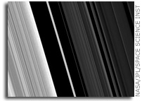NASA Cassini Saturn Image: Structure Along the Edge