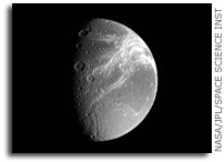 NASA Cassini Image: Bright Canyons