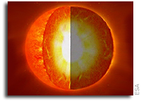 COROT directly sees 'Sun-quakes' in other stars for the first time