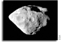 Images From Rosetta's Encounter With Asteroid Steins: A Diamond in the Sky