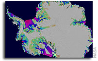 Antarctic ice loss speeds up, nearly matches Greenland loss